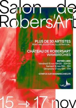 Affiche expo robers art marc zommer photographies