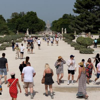 Paris jardin des tuileries 1 20x30cm